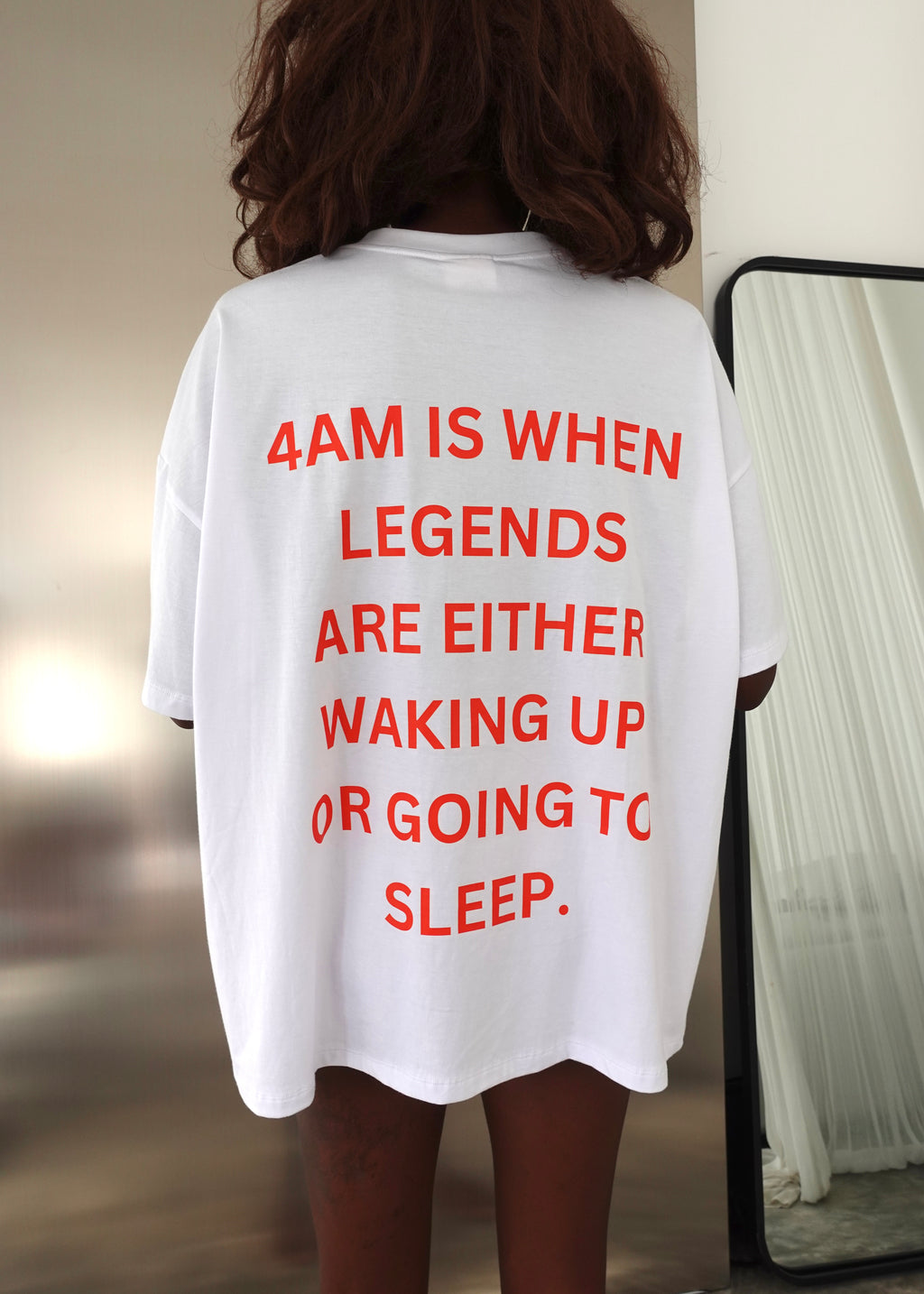 Oversized T-shirt Legend White