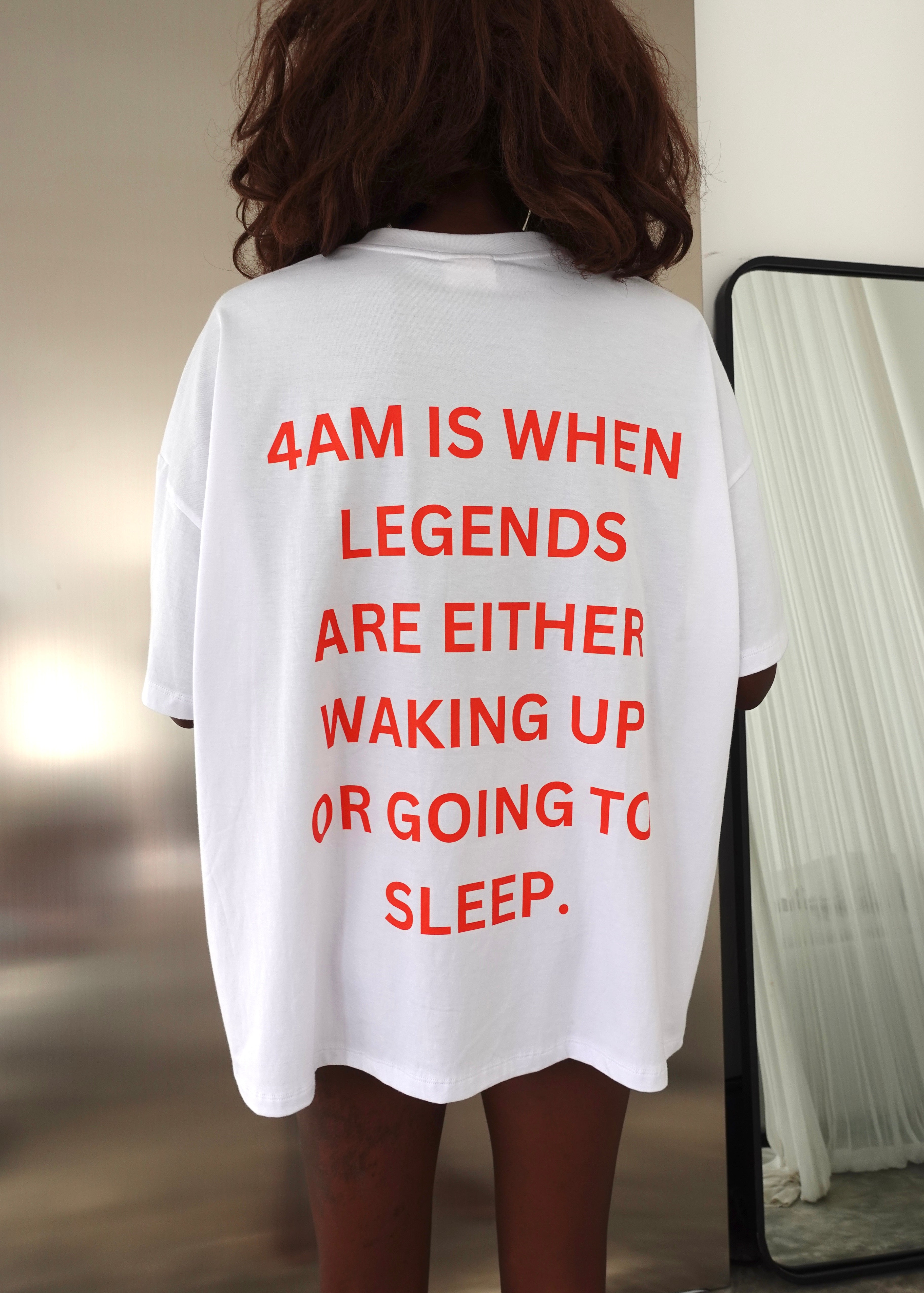 Oversized T-shirt Legend White