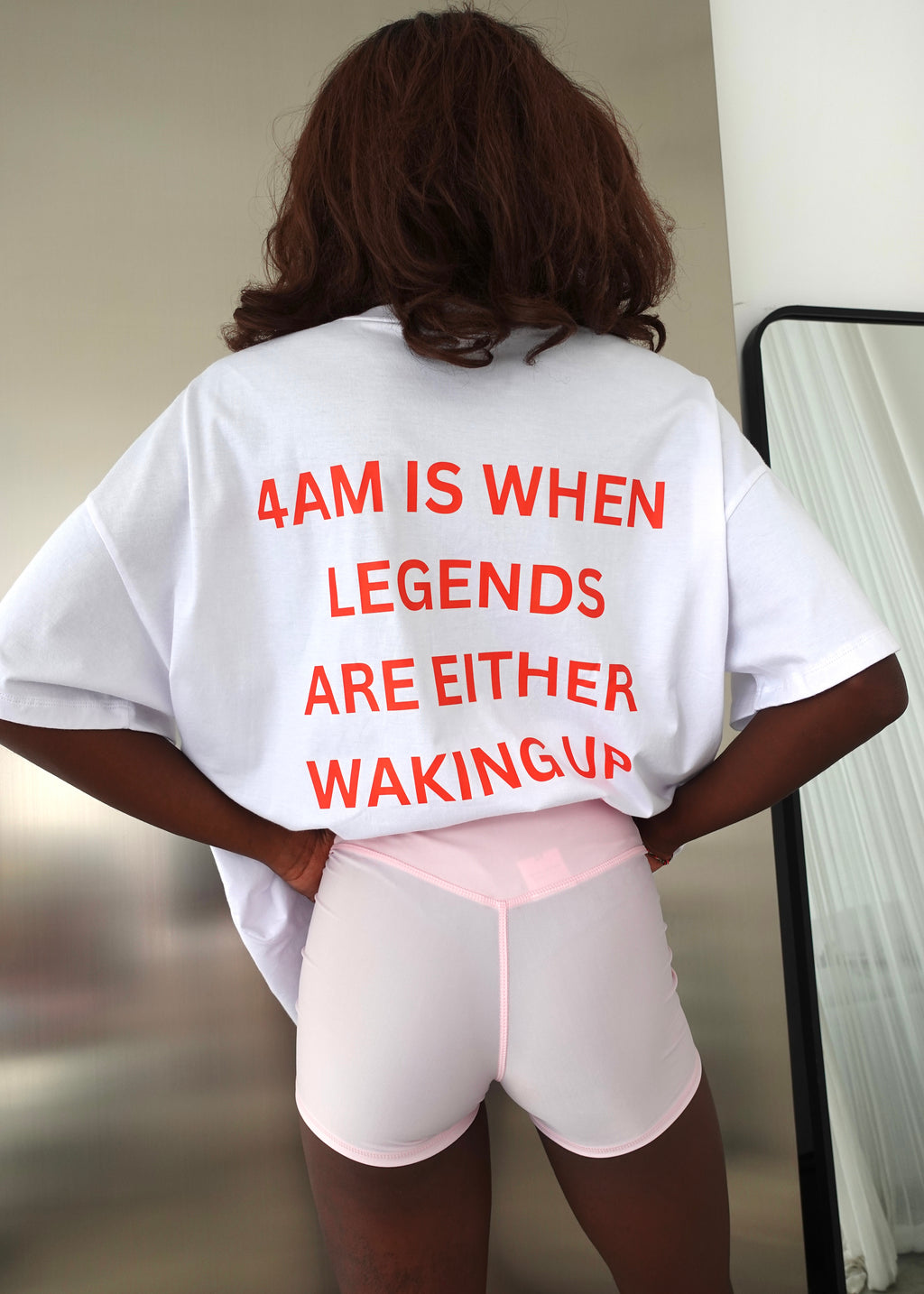 Oversized T-shirt Legend White