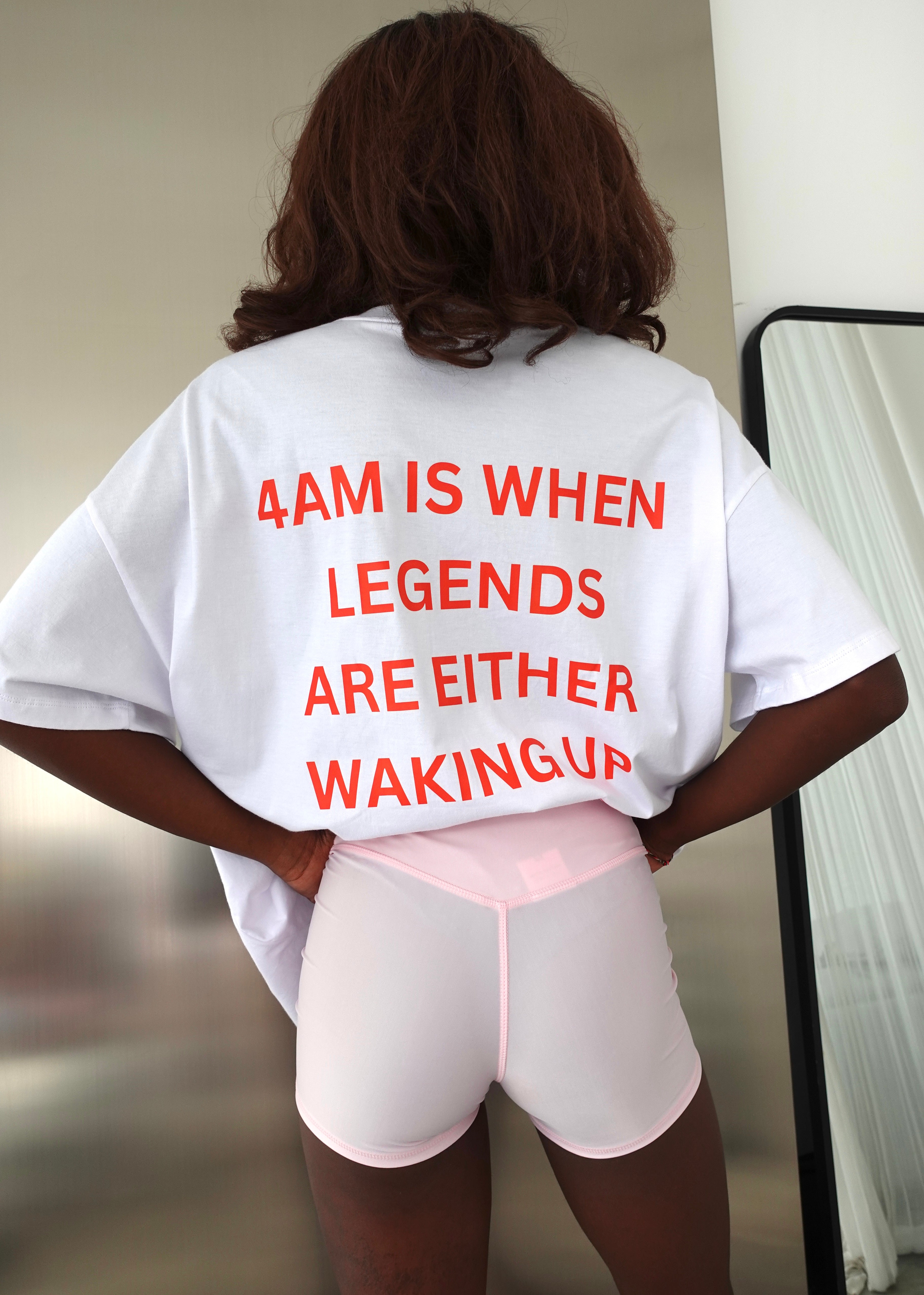 Oversized T-shirt Legend White