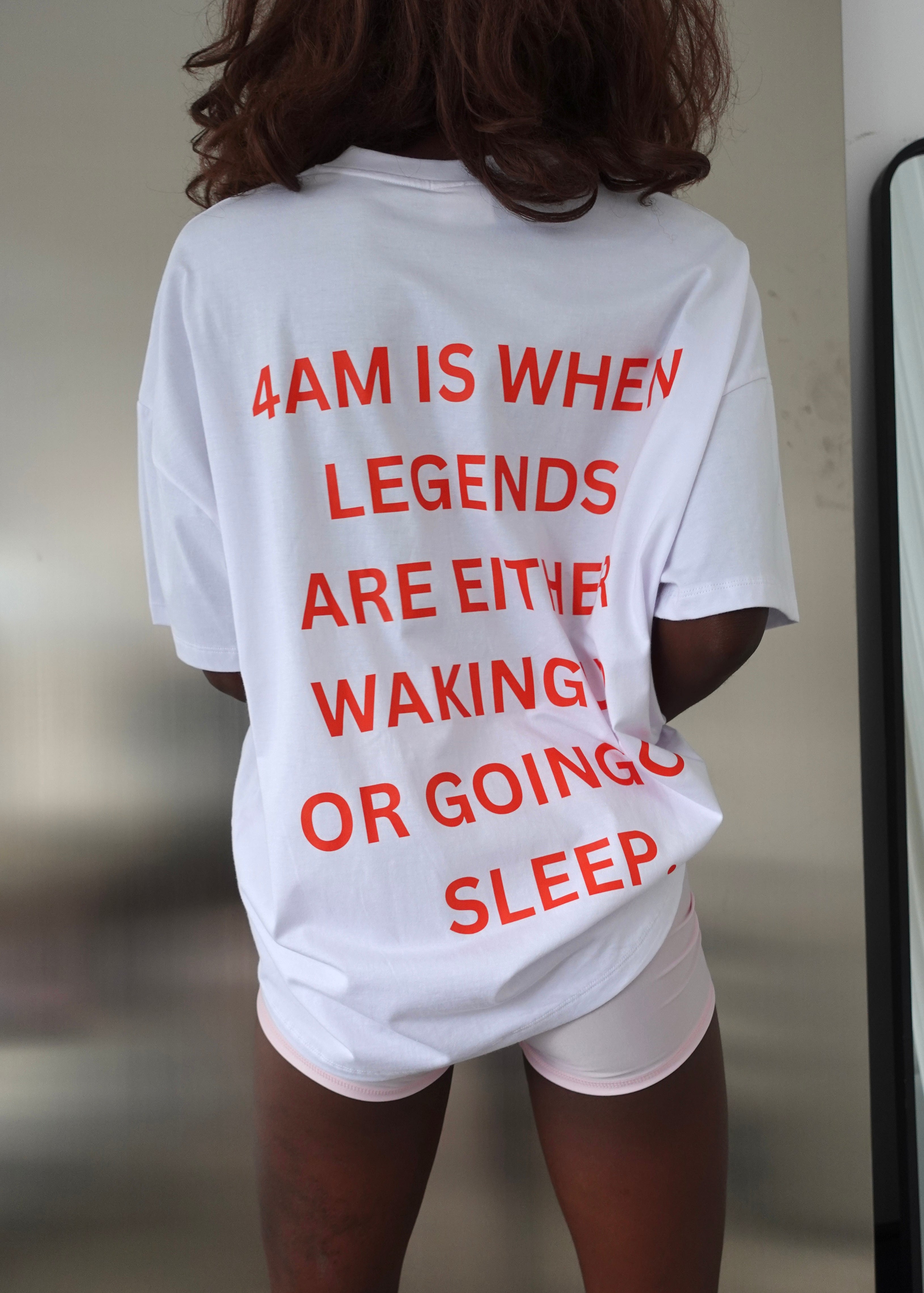 Oversized T-shirt Legend White