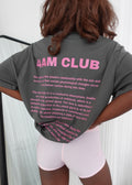 Oversized T-shirt 4AM CLUB Grey