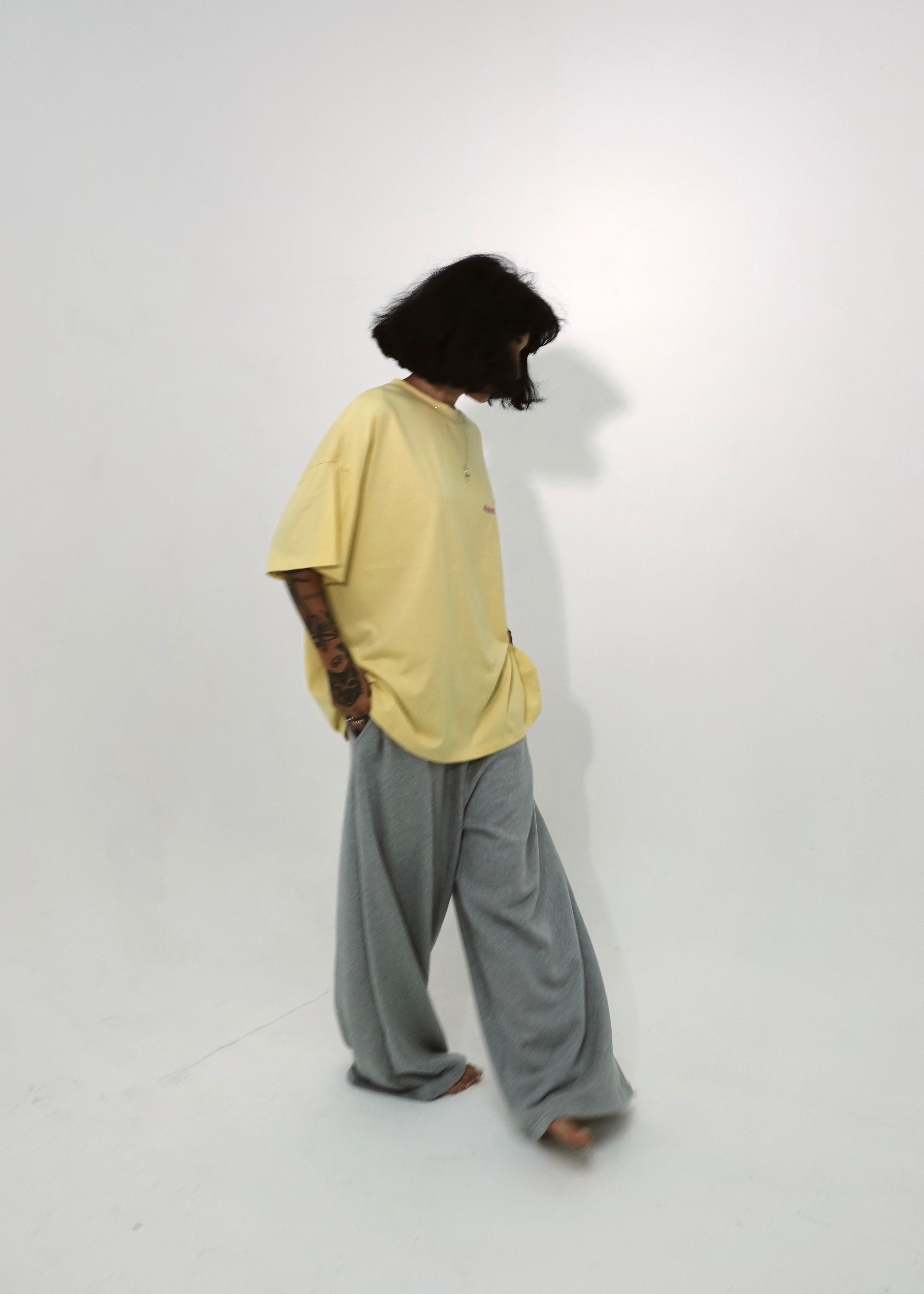 Oversized T-shirt 4AM CLUB Lemon