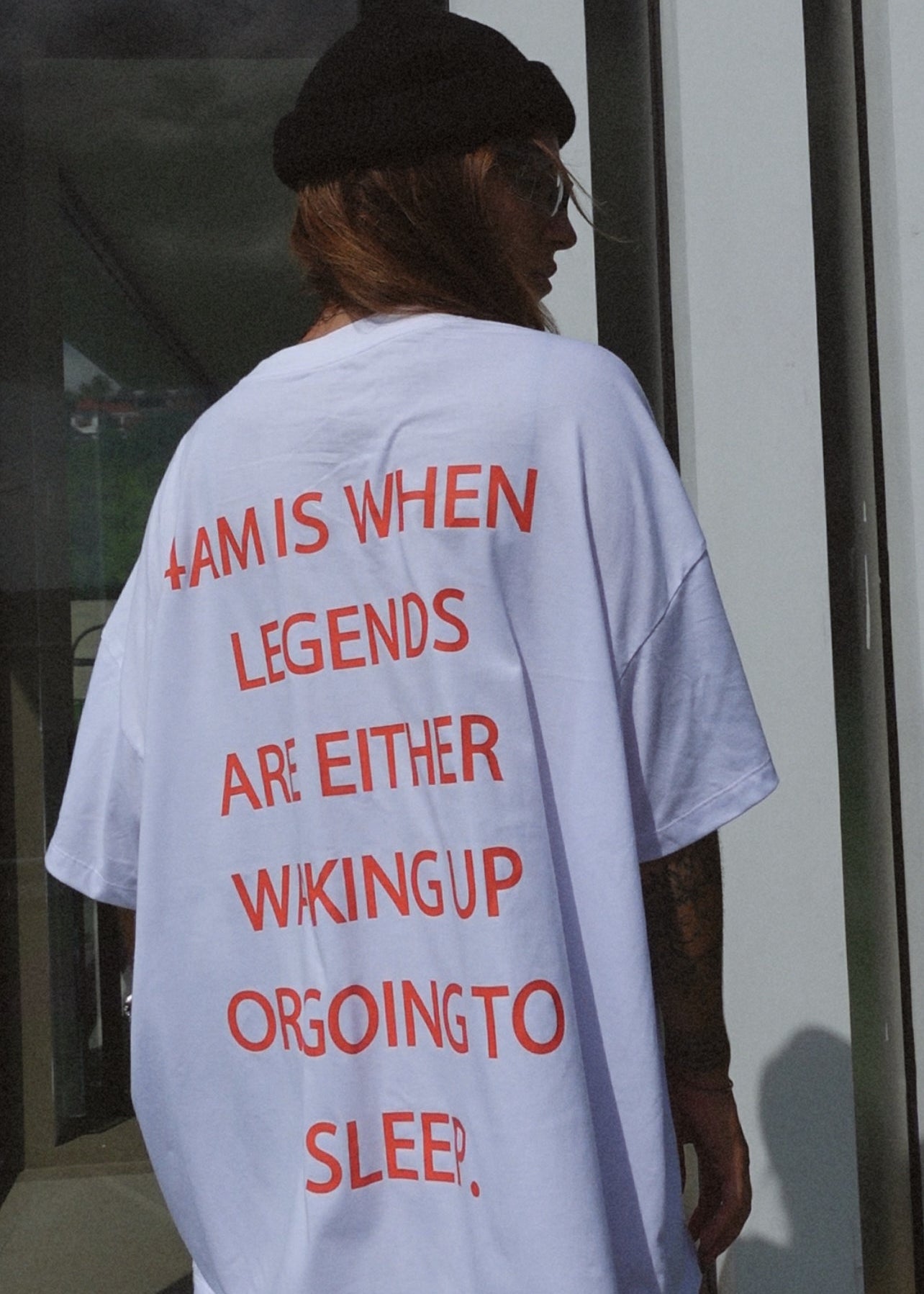 Oversized T-shirt Legend White